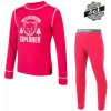 SENSOR DOUBLE FACE SET WILD detský tričko dl.rukáv + spodky magenta Veľkosť: 90