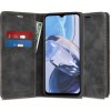 Techsuit Confy Cover kožené puzdro na Motorola Moto E22 / Moto E22i – čierne KF2321898