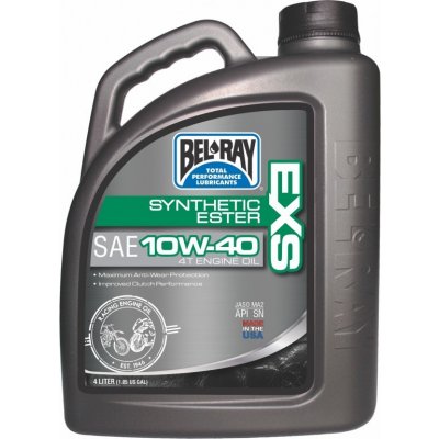 Motorový olej Bel-Ray EXS FULL SYNTHETIC ESTER 4T 10W-40 4 l (Motorový olej Bel-Ray EXS FULL SYNTHETIC ESTER 4T 10W-40 4 l)