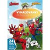Omaľovánka so samolepkami, A4 - Marvel