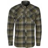Košile dřevorubecká PINEWOOD Lumbo flannel kostkovaná - OLIVOVÁ / HNĚDÁ Velikost: L