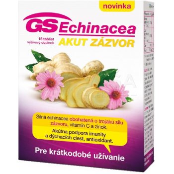 GS Echinacea Akut zázvor 15 tabliet