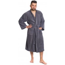 Interkontakt Pánsky župan model KIMONO 02 Dark Grey