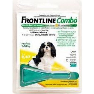 Frontline Combo spot-on Dog S 1x0,67ml 2-10 kg