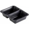 DUNI Tácka cater pp čierna 2-dielna 227 × 178x50 mm