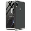 GKK Ochranné puzdro 360 - Predný a zadný kryt celého mobilu pre Xiaomi Mi Play - Strieborná