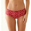 Súprava 4 zladených shorty nohavičiek s potlačou leoparda červená 036 Blancheporte