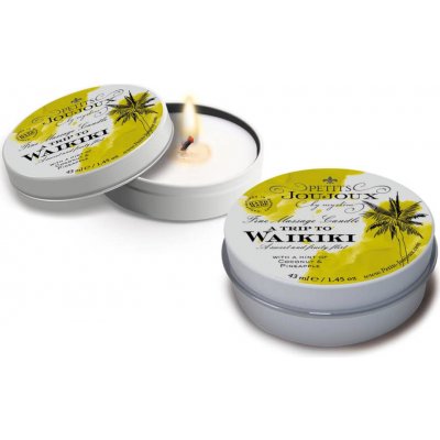 Petits JouJoux Massage Candle A trip to Waikiki Coconut & Pineapple 43ml