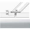 Effector C54 Prechodový profil Striebro 2,70 m