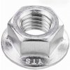 Matica s ozubeným límcom M16 Zn DIN 6923