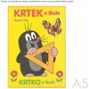 Omaľovánka A5 Krtko a škola