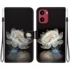 VSETKONAMOBIL 99652 ART Peňaženkový kryt pre Motorola Moto G05 / Moto E15 CRYSTAL PEONY