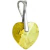 iŠPERKY Strieborný prívesok srdiečko Swarovski ID|108392