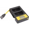 PATONA nabíječka Dual Panasonic DMW-BLG10 s LCD, USB