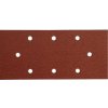 Brúsny papier P100, 93x190mm,na suchý zips 10ks, 8 otvorov, 242100 EXTOL PREMIUM
