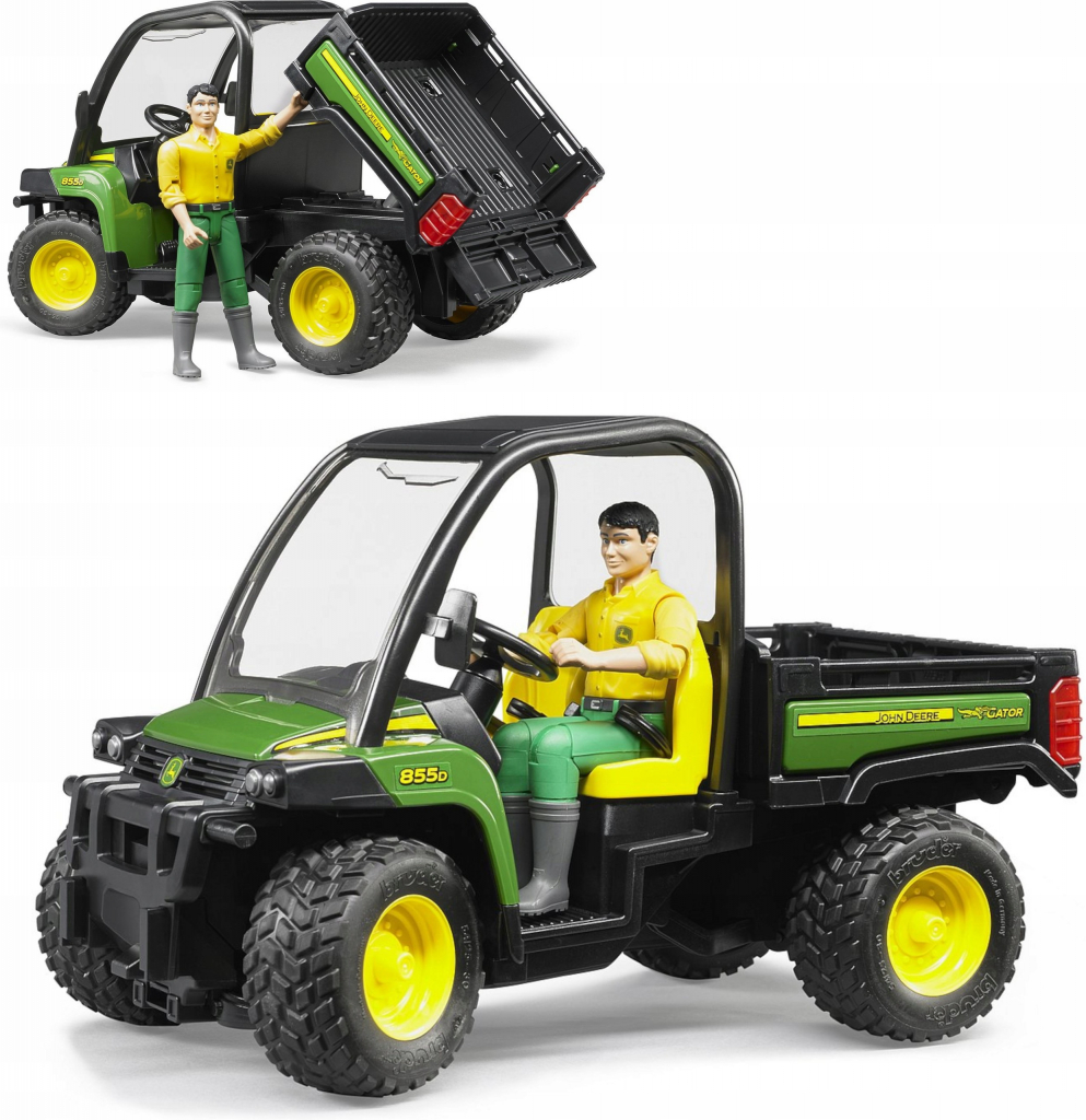 Bruder 2490 John Deere Gator XUV 855D s řidičem