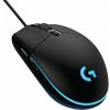 Logitech G203 Lightsync, drátová herní myš, černá, 910-005796