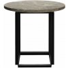 New Works Odkládací stolík Florence Side Table Ø50, gris du Marais marble / black