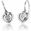 Cutie Jewellery detské náušnice z bieleho zlata C2177-10-10-X-2