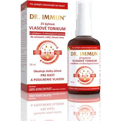 Dr.Immun 25 bylinné vlasové tonikum s extraktom z 9 korení 50 ml