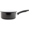BELIS SFINX Smaltovaný hrniec s rukoväťou STANDARD čierny 14cm, 0,8l