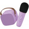 Lalarma Bluetooth Karaoke set mikrofón a reproduktor Purple