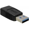 USB adaptér Delock USB 3.0 USB - USB čierny (65174)