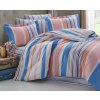 Brotex bavlnené obliečky 200x220/2x70x90 cm Mart Blue-pink