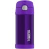 Thermos FUNtainer - detská termoska so slamkou 355 ml - celá fialová-ihneď