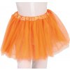 Detská tutu sukňa oranžová 31cm