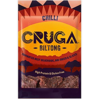 Cruga Biltong Sušené hovädzie mäso Beef Jerky čili 25 g