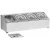 Royal Catering Nadstavba na GN nádoby - vr. 4 nádob GN 1/6 s vekami RCPN 4