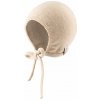 STERNTALER Čiapka pletená na zaväzovanie čepiec vlna ecru uni veľ. 45 cm - 6-9 m