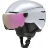 Lyžiarska prilba Atomic Volant Amid Visor HD Plus Silver S (51-55cm)