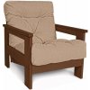 Marior HOME MEXICO Armchair (kreslo z buku) 105 / 140x75x83 cm beige walnut (lněný olej)