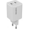 Canyon CU45CC vysokorýchlostná univerzálna nabíjačka do steny 2*USB-C 45W CNS-CUW45CC - Univerzálny USB-C adaptér