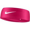 Nike Dri-fit Fury Classic Headband vivid pink/white/white
