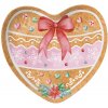 Easy Life Servírovací tanier Srdce Sweet Christmas 20 cm