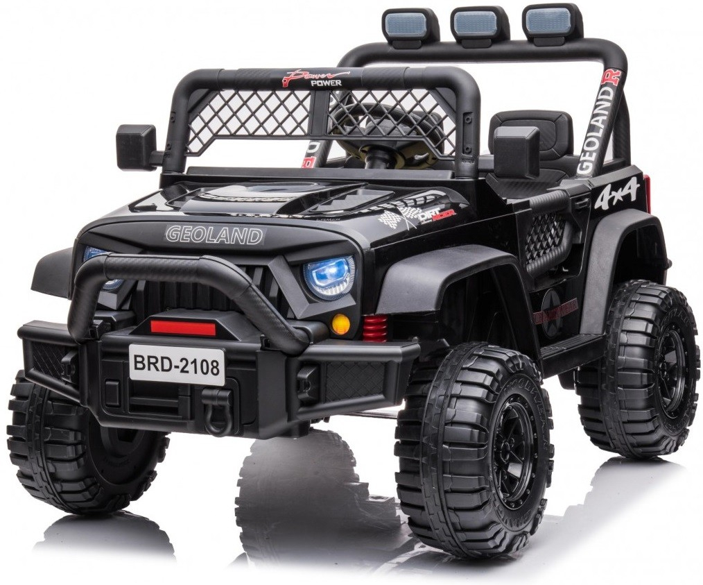 Mamido Elektrické autíčko jeep Geoland Power 2x200W čierna