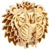 Woodcraft Drevené 3D puzzle Hlava leva R009