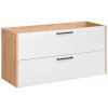 CMD Skrinka do kúpeľne MADERA WHITE 854 artisan oak/white MDF/laminát 120 cm x 61 cm x 46 cm