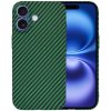 Techsuit Carbonite FiberShell kryt na iPhone 16 – zelený