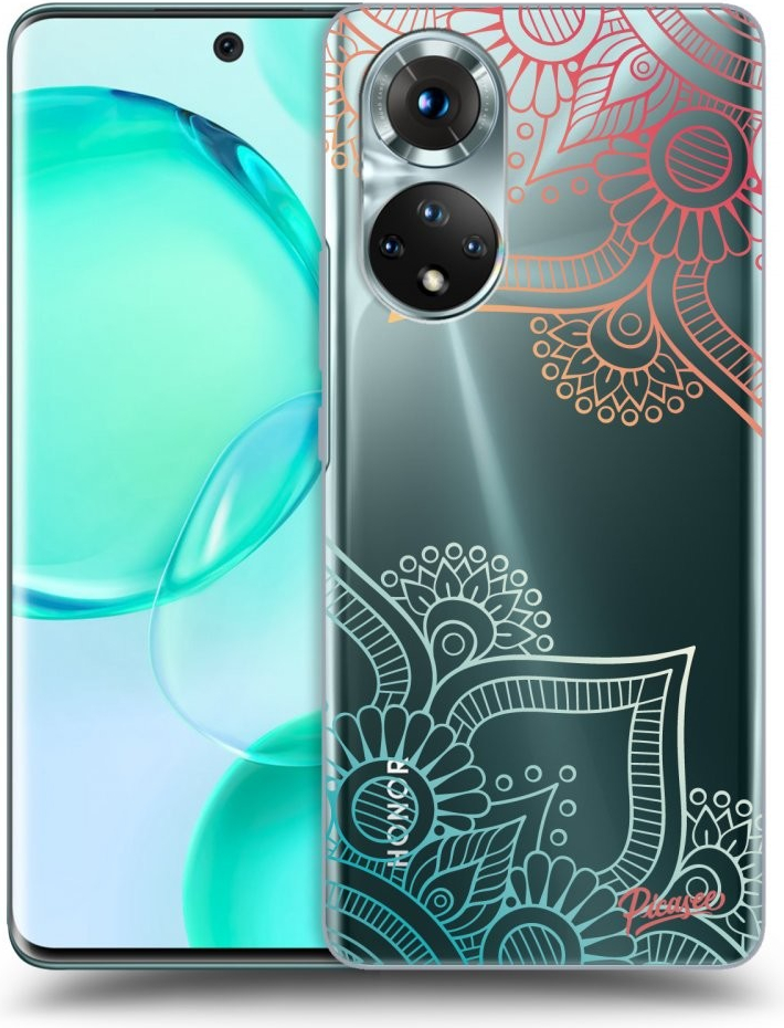 Picasee silikónové Honor 50 5G - Flowers pattern čiré