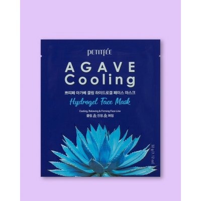 Petitfee & Koelf Agave Cooling Hydrogel Face Mask Chladiaca hydrogélová textílna maska 32 g