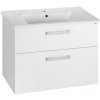 AQUALINE VEGA umývadlová skrinka 98x60x43,8 cm, 2xzásuvka, biela VG103