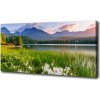 Foto obraz canvas Jazero v harách 100x50 cm