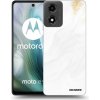 Picasee silikónový čierny obal pre Motorola Moto E14 - White