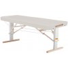 Prenosný elektrický masážny stôl Clap Tzu Linea Ayurveda Farba: PU - biela (white), Doplnky: akumulátorové napájanie 192*80 cm | 30 kg | 13 farieb