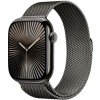 Apple Watch Series 10 GPS+Cellular 46mm Bridlicovo šedé titánové telo - Bridlicovo šedý milánsky ťah (S/M) / 130-180 mm (MC7R4QC/A)