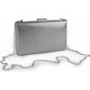 Kabelka - listová kabelka metalická - strieborná strieborná